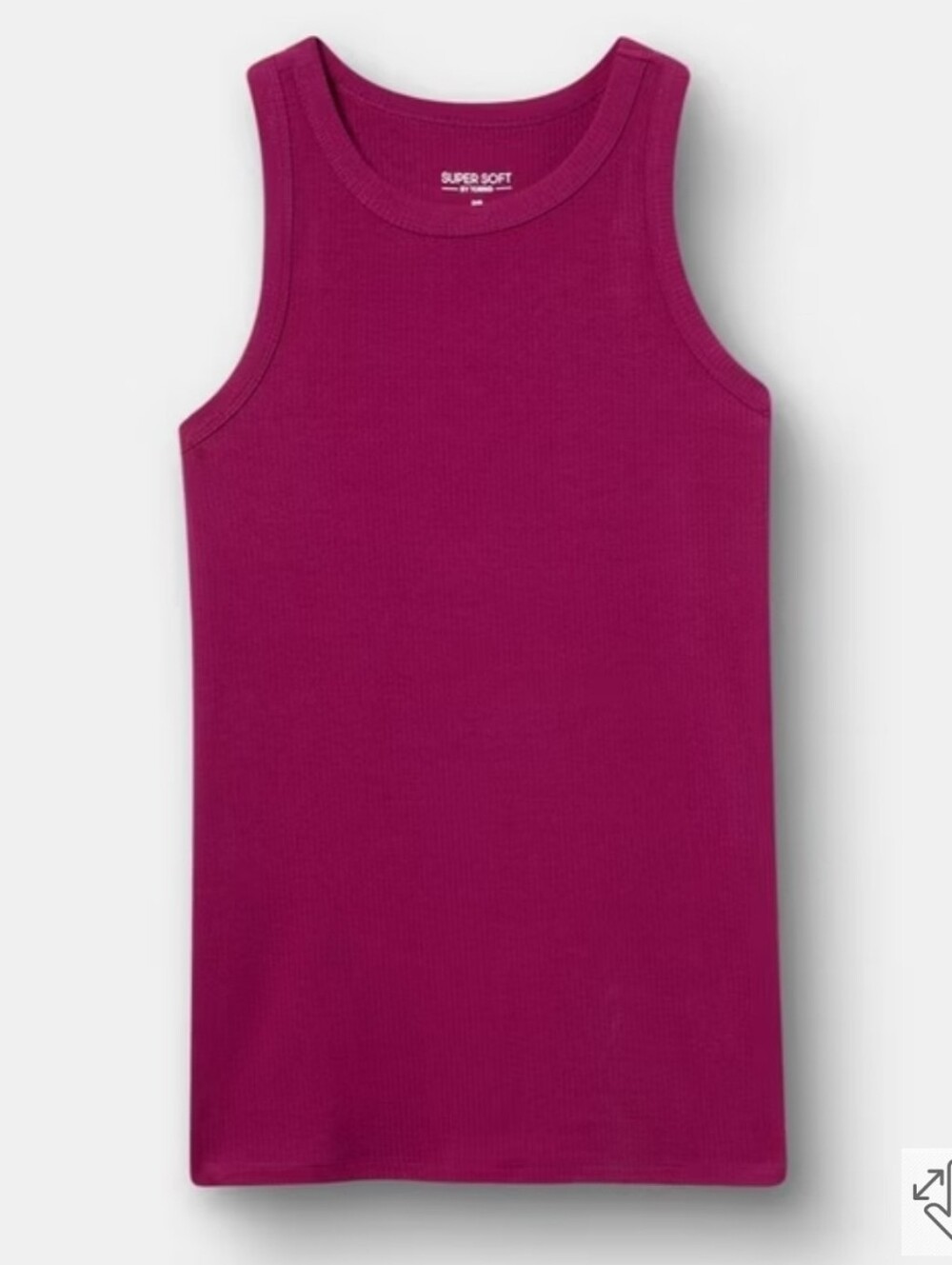 Torrid NWT Super Soft Rib High Neck Tank - Picture 6 of 10